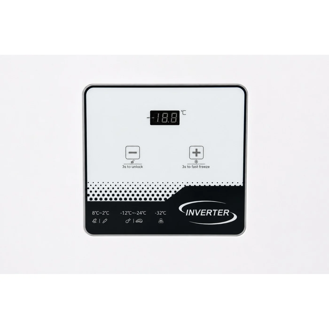 Lada frigorifica LDK BD-225W, Clasa E, Capacitate 254 l, Congelare rapida, Termostat ajustabil, Inverter, Functie frigider, Alb [5]