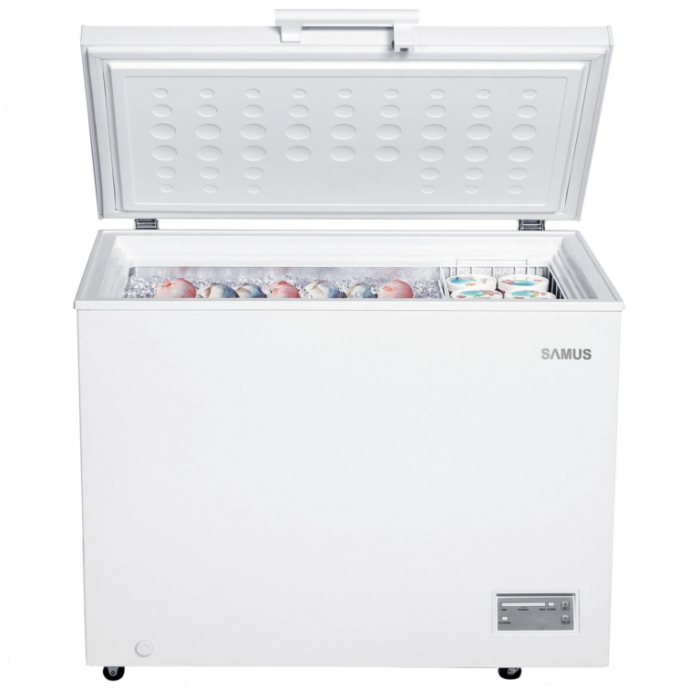 Lada frigorifica Samus LS316E, 287 litri, clasa E, functie Fast Freeze, termostat reglabil, panou de control electronic cu leduri, Alba [2]