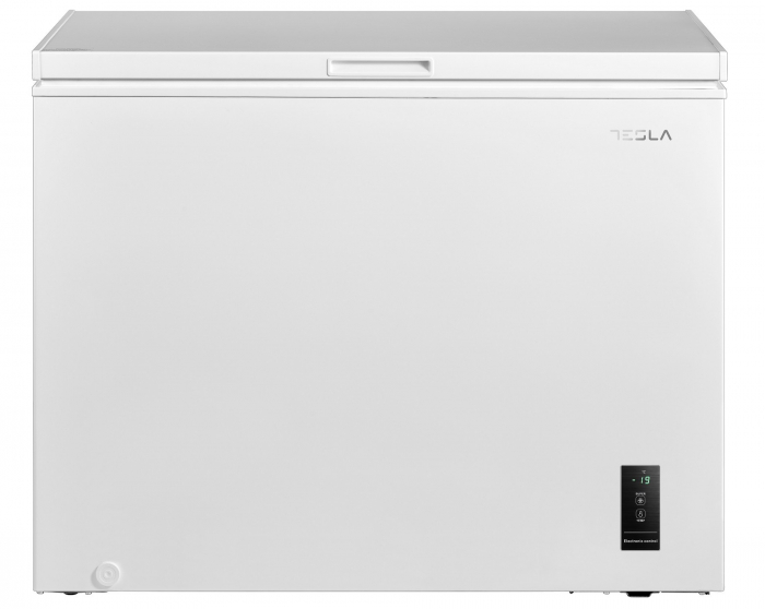Lada frigorifica Tesla RH2950ME, 290 l,  Clasa E, Functie frigider, Control electronic, Display led, H 85 cm, Alb [2]