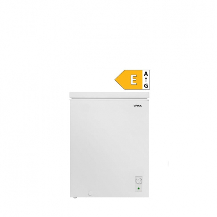 Lada frigorifica VIVAX CFR-143, Capacitate 143L, Clasa E, Conditii extreme -24 grade Celsius, Sistem convertibil - Functie frigider, Termostat reglabil, Cos metalic, H 85cm Alb [7]