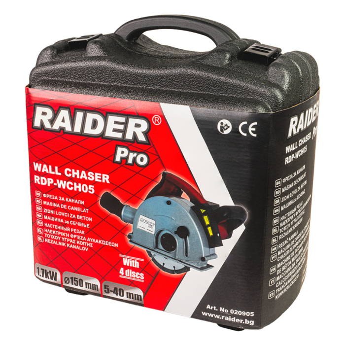 Masina de frezat caneluri, canelat, putere 1.7kW, disc 150mm, canal 5-40mm, cutie, RDP-WCH05 [9]