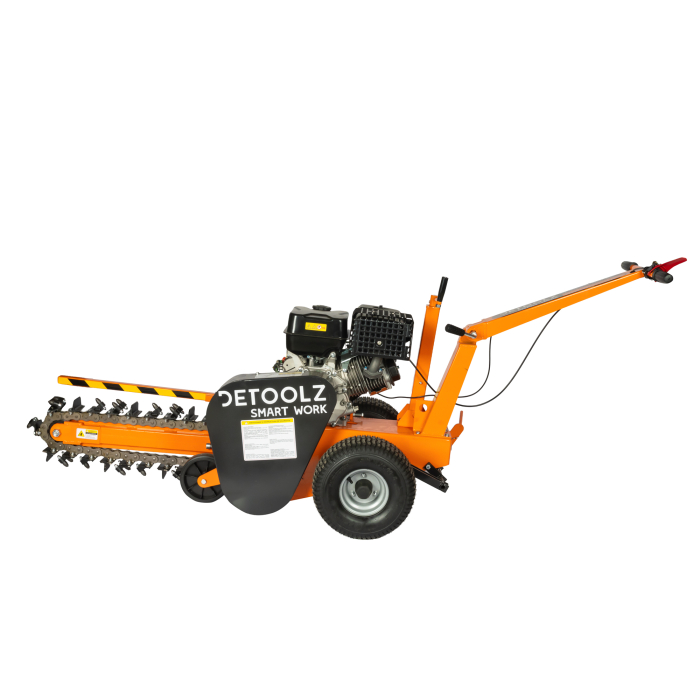 Masina de sapat santuri, Detoolz, 15 CP, 420 CC, benzina 4T, adancime maxima de 600 mm [15]