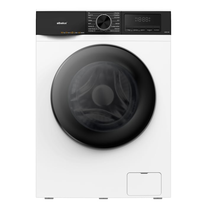 Masina de spalat rufe Albalux AXEWI1496, 9 kg, 16 programe, 1400 rotatii, Clasa energetica A, Motor inverter, Control antispuma [1]
