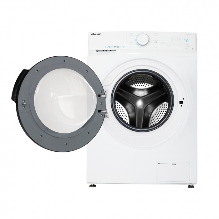 Mașină de Spălat Rufe Albalux AXGIW1491 - 9 kg Capacitate, Clasă Energetică A, Motor Inverter, 16 Programe, Funcție Hygiene Pro, 1400 RPM, Alb [3]