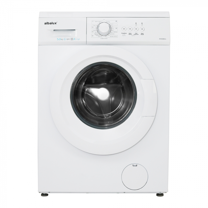 Mașină de Spălat Rufe Albalux AXW0851, 5 kg, 800 RPM, 23 Programe, Clasă Energetică E, Alb [2]