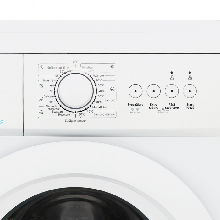 Mașină de Spălat Rufe Albalux AXW1270, 7 kg, 1200 RPM, 23 Programe, Clasă Energetică D, Alb [4]
