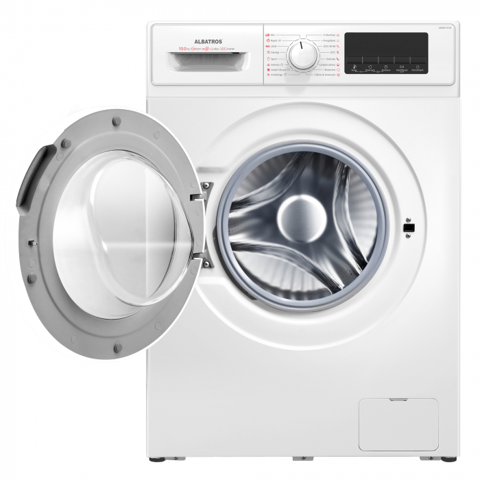 Masina de spalat rufe Albatros AWMI14105 10 kg 1400 rpm Motor Inverter Clasa A 10% Spalare cu abur Alb [4]