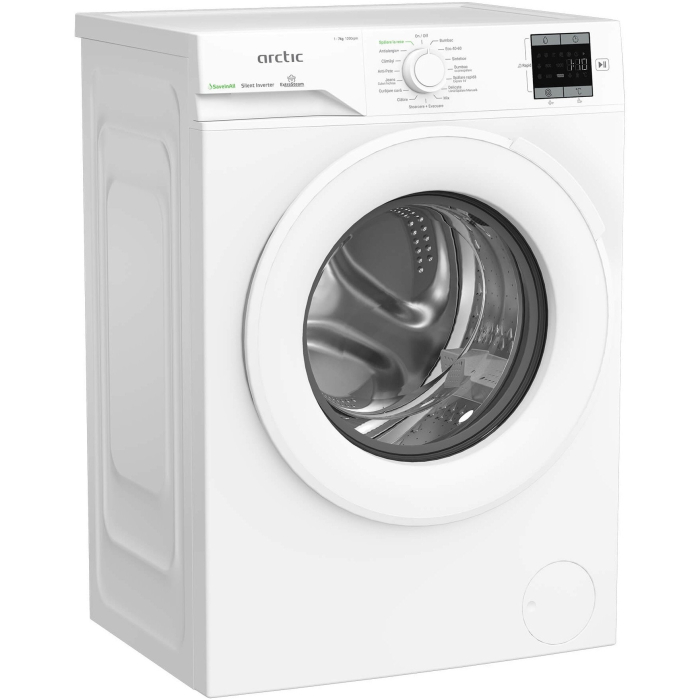 Masina de spalat rufe Arctic APLM1WFSU17210W, 7 Kg, 1200 RPM, Clasa energetica A, Motor Silent Inverter, ExtraSteam, IronExpress, Steam, WaterMode, Prewash, Add-In, Alb [2]