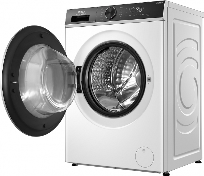 Masina de spalat rufe cu încărcare frontală Tesla WF81480T, 8 kg, 1400 RPM, Clasa A, Steam, Smart, Control Touch, LED, Alb [5]