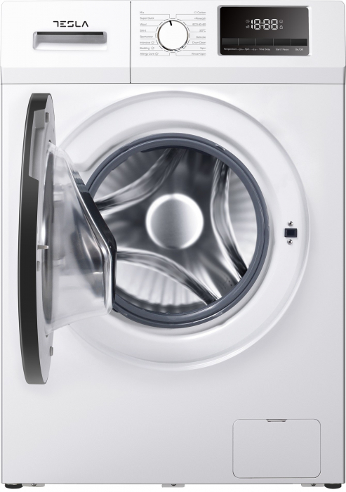 Masina de spalat rufe cu incarcare frontala Tesla WF91460T, 9 kg, 1400 RPM, Clasa A,  Spin Speed, Sistem Child Lock, Delay Start, LED, Alb [2]