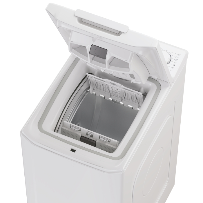 Masina de spalat rufe cu incarcare verticala Candy, 8 kg, 1000 RPM, Clasa D, Display 3D, Wifi, Alb [5]