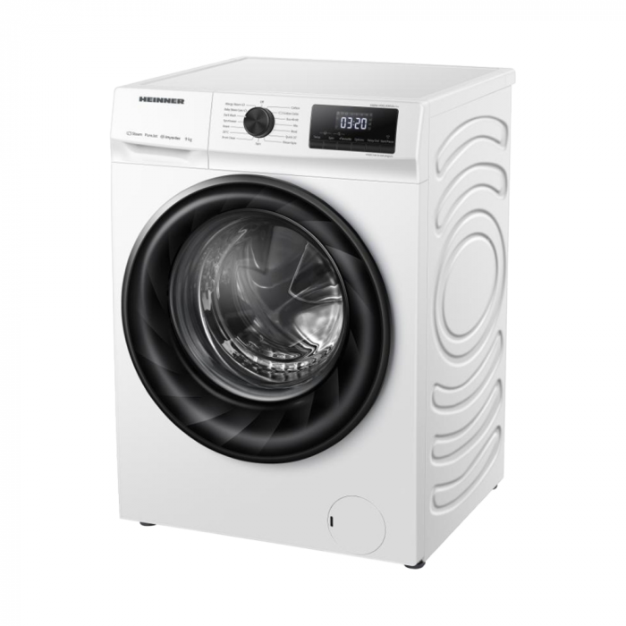 Masina de spalat rufe Heinner HWM-H9014INVA+++, 9 kg, 1400 rpm, Clasa A, Motor inverter, Blocare acces copii, [1]