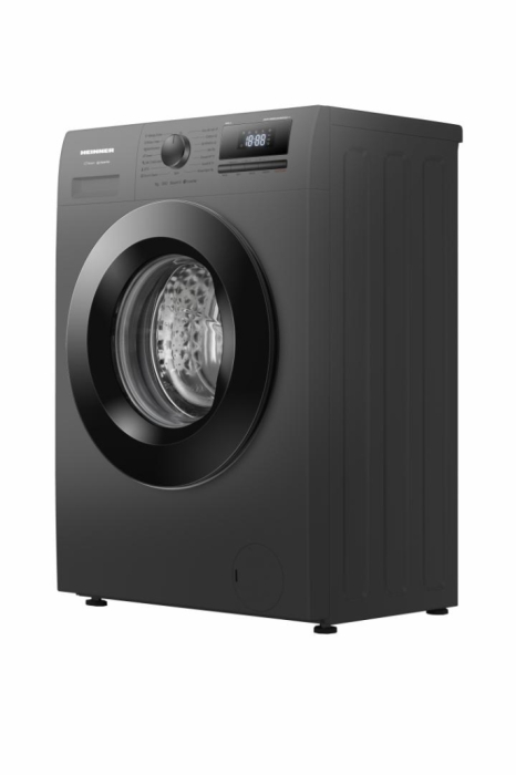Mașină de Spălat Rufe Slim Heinner HWM-HME612IVSMTGA+++, 6 kg, 1200 rpm, Clasa A, Motor Inverter, 15 Programe, Display Digital, Allergy Steam, Baby Steam Care, Rapid 15 Min, Adăugare Rufe, Gri Titaniu [3]