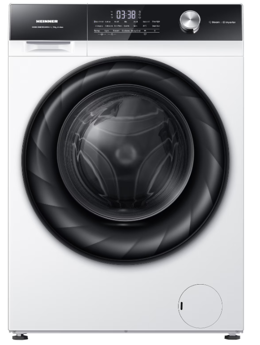 Masina de spalat rufe HEINNER HWM-HMK9014IVA+++, 9 KG, 1400 RPM, Clasa A, MOTOR INVERTER, Control touch, Display digital, Program Allergy steam, Alb [1]