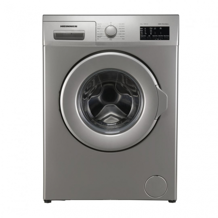 Masina de spalat rufe Heinner HWM-VF2610SD++, 6 kg, 1000 RPM, Clasa D, Sistem Eco Logic, Argintiu [1]
