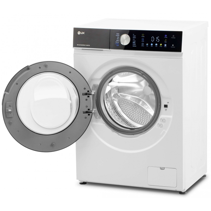 Masina de spalat rufe LDK Queen2 714DITW, Clasa A, Capacitate 7 Kg, 1400 rpm, 16 programe, Control Touch, Steam, Super Spa, Storm Wash, Night wash, My Cycle, Motor Inverter, Alb [2]