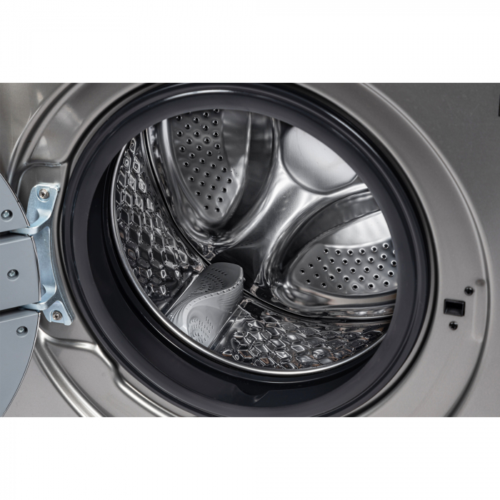 Mașină de spălat rufe Samus WSADI-10145DS, 10 kg, 1400 rpm, Motor Inverter, 15 programe, abur, afișaj electronic, clasa A, gri închis [6]