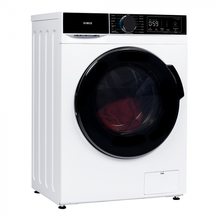 Mașină de spălat rufe Samus WSADI-12143, 12 kg, 1400 rpm, Motor Inverter, abur, 15 programe, ECO 40–60 °C, afișaj electronic, clasa A [3]