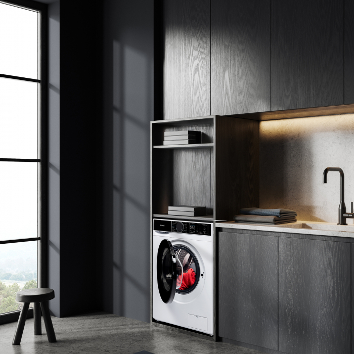 Mașină de spălat rufe Samus WSADI-12143, 12 kg, 1400 rpm, Motor Inverter, abur, 15 programe, ECO 40–60 °C, afișaj electronic, clasa A [8]