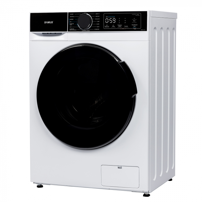 Mașină de spălat rufe Samus WSADI-12143, 12 kg, 1400 rpm, Motor Inverter, abur, 15 programe, ECO 40–60 °C, afișaj electronic, clasa A [2]