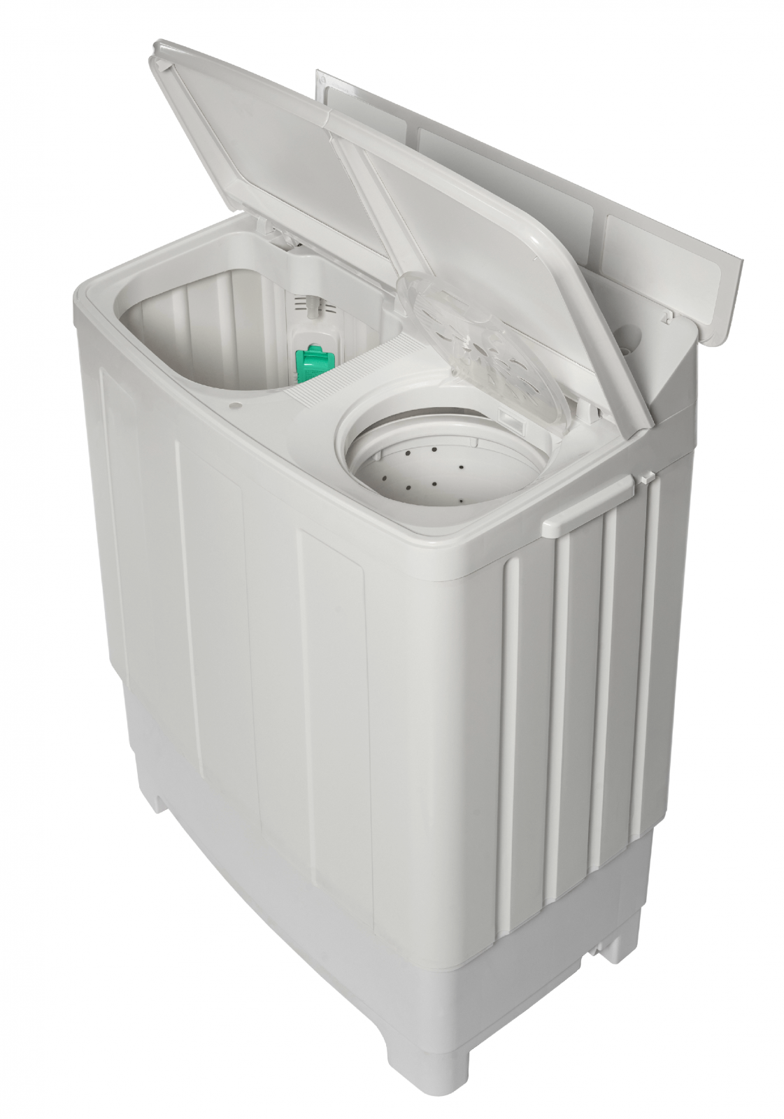 Masina de spalat rufe semiautomata Buntz BMS-75, 7.5 Kg, Capacitate rufe stoarcere 6Kg, putere 260 W, Alb [2]