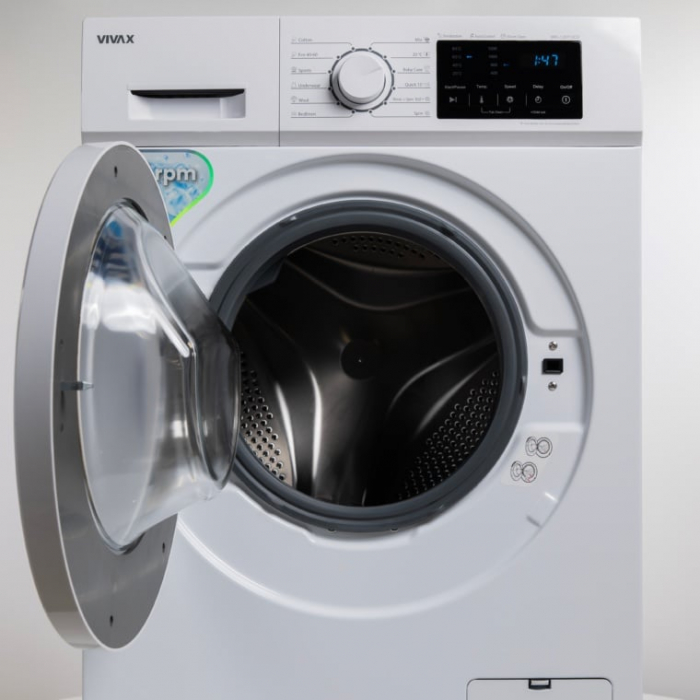Masina de spalat rufe VIVAX WFL-120712CD, 7 kg, 1200 RPM, Clasa E, Baby Care, Eco, Display digital, Control electronic, Blocare acces copii, Temperatura reglabila, Drum Clean Sterilization, Quick Wash [2]