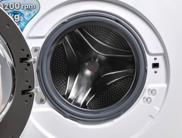 Masina de spalat rufe VIVAX WFL-120716CDS, 7 kg, 1200 RPM, BLDC Motor Inverter, Clasa A, Steam, Baby Care, Eco, Display digital, Control electronic, Blocare acces copii, Temperatura reglabila, Drum Cl [5]