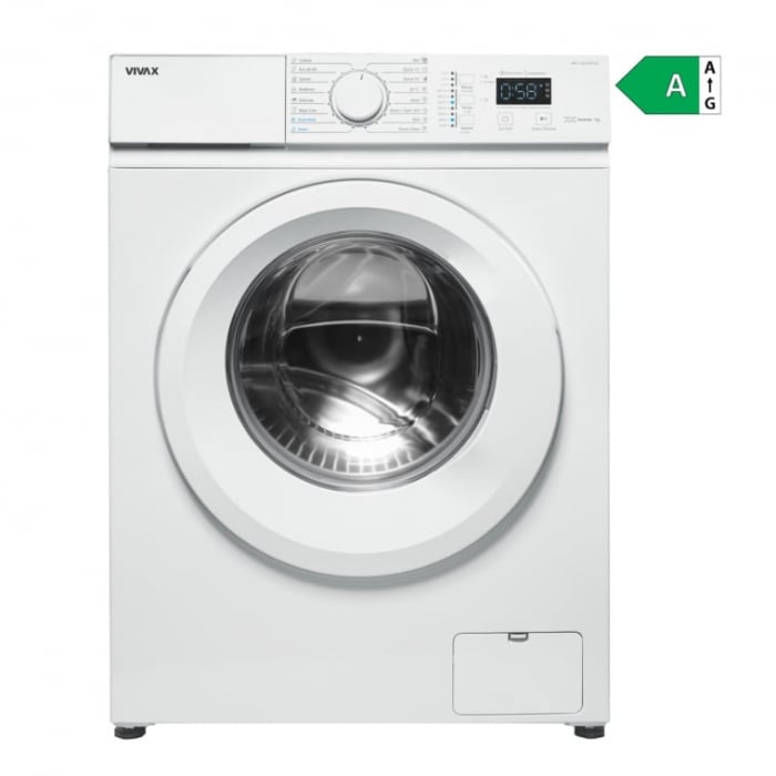 Masina de spalat rufe VIVAX WFL-120716CDS, 7 kg, 1200 RPM, BLDC Motor Inverter, Clasa A, Steam, Baby Care, Eco, Display digital, Control electronic, Blocare acces copii, Temperatura reglabila, Drum Cl [6]