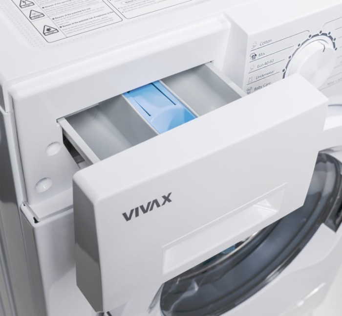 Masina de spalat rufe VIVAX WFL-120716CS, 7 kg, 1200 RPM, Clasa E, Baby Care, Eco, Control electronic, Blocare acces copii, Temperatura reglabila, Drum Clean Sterilization [5]
