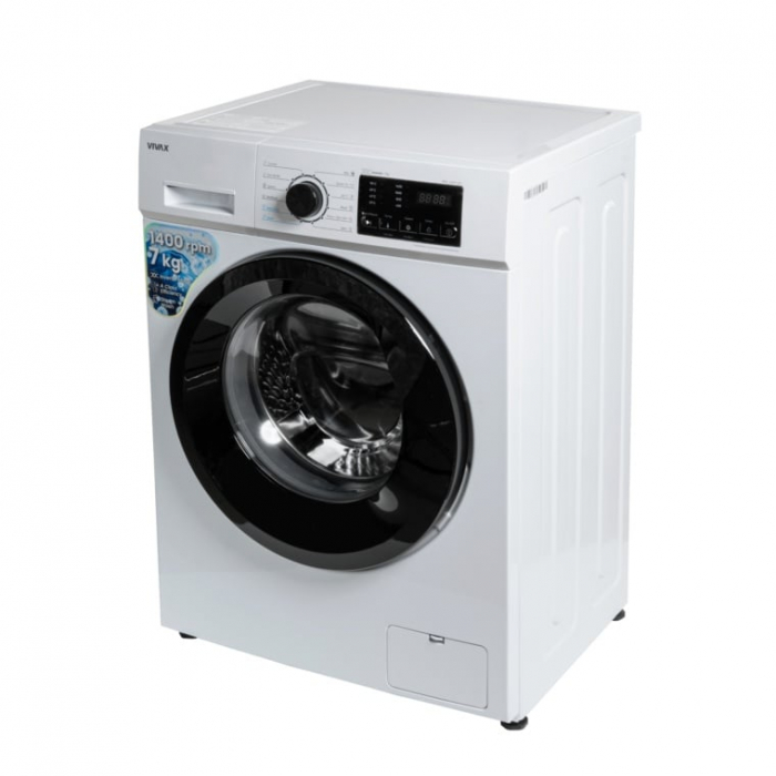 Masina de spalat rufe VIVAX WFL-140712CI, 7kg, 1400 RPM, BLDC Motor Inverter, Clasa A, Steam, Baby Care, Eco, Display digital, Temperatura reglabila, Drum Clean Sterilization, Qucik Wash, Delay Start [6]