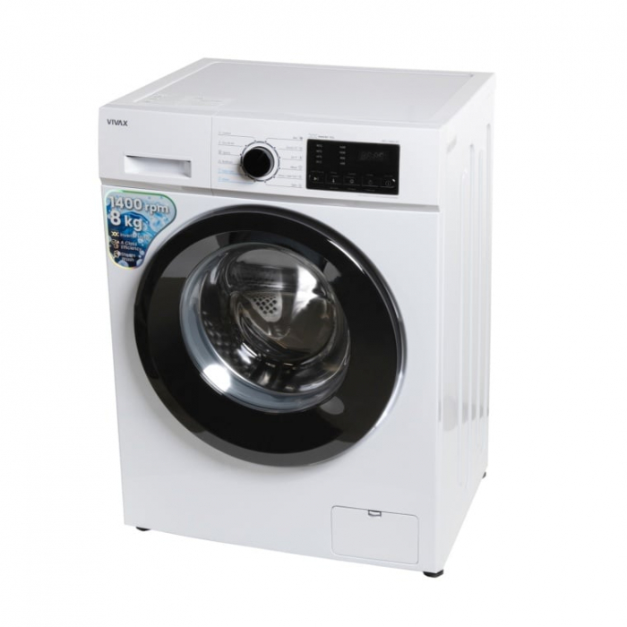 Masina de spalat rufe VIVAX WFL-140812CI, 8kg, 1400 RPM, BLDC Motor Inverter, Clasa A, Steam, Baby Care, Eco, Display digital, Control electronic, Drum Clean Sterilization, Quick Wash, Delay Start [6]