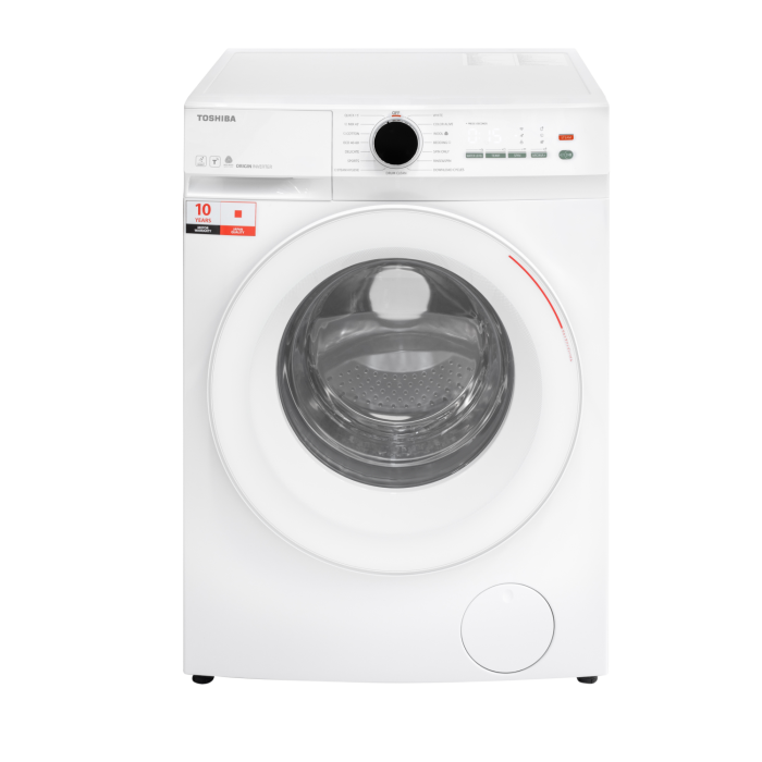 Masina de spalat T21 Toshiba, 7kg, 1200RPM, clasa A, Slim, diametru hublou interior:330mm, Functie AROMA+, Functie Abur, Tehnologie UFB, Wi-Fi, motor inverter, Alb [3]