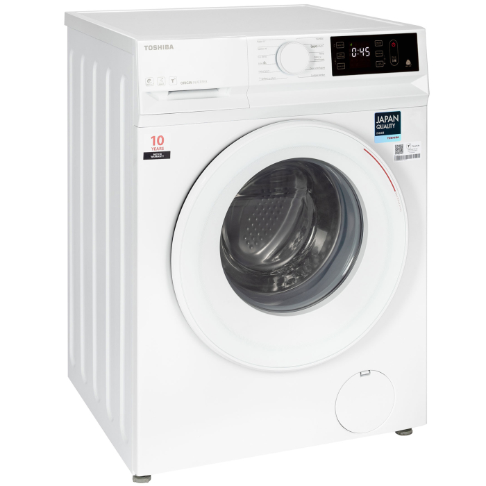 Masina de spalat Toshiba, incarcare frontala, 7kg, clasa B, 1200 rotati, 12 programe, display, Ultra Fine Bubble, Steam Wash, functie Wi-Fi, culoare alb [2]