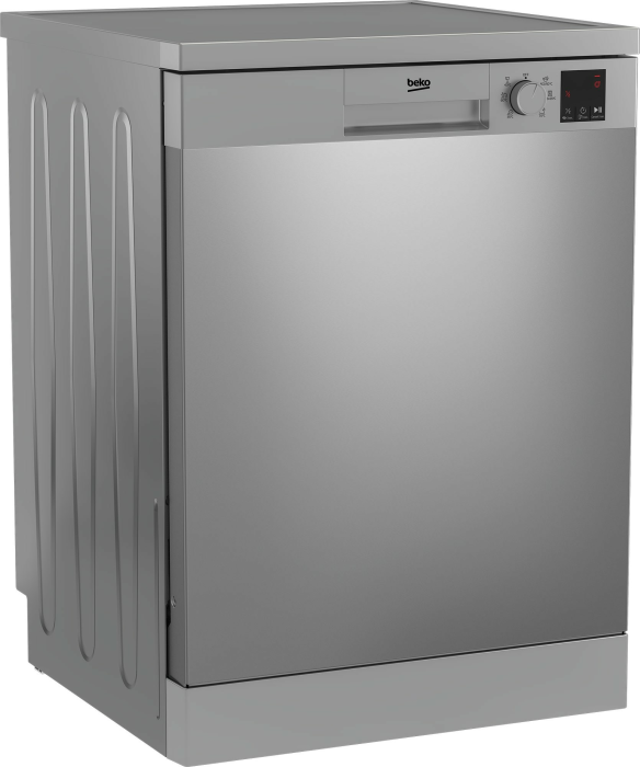 Masina de spalat vase FS Beko, 14 seturi, 6 programe, Clasa D, Auto Door Opening, Display, cos tacamuri, Silver [2]