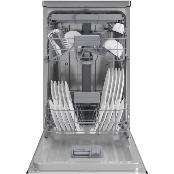 Masina de spalat vase FS Beko, Slim, 10 seturi, Clasa C, 6 programe, HygieneIntense, Motor ProSmartInverter, display, Pearl Inox [4]