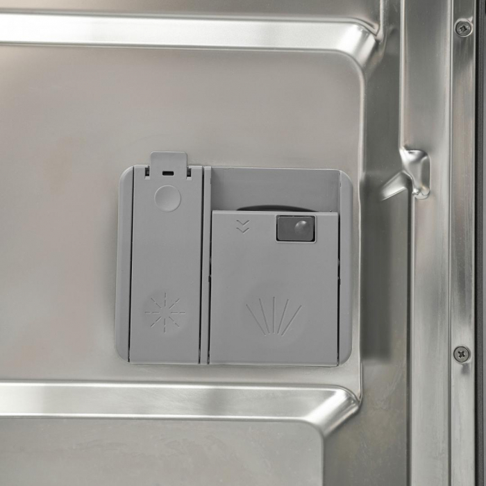 Masina de spalat vase Heinner HDW-FS4505WE++, 10 Seturi, 5 programe, Clasa E, Half load, Aquastop, 45 cm, Alb [3]