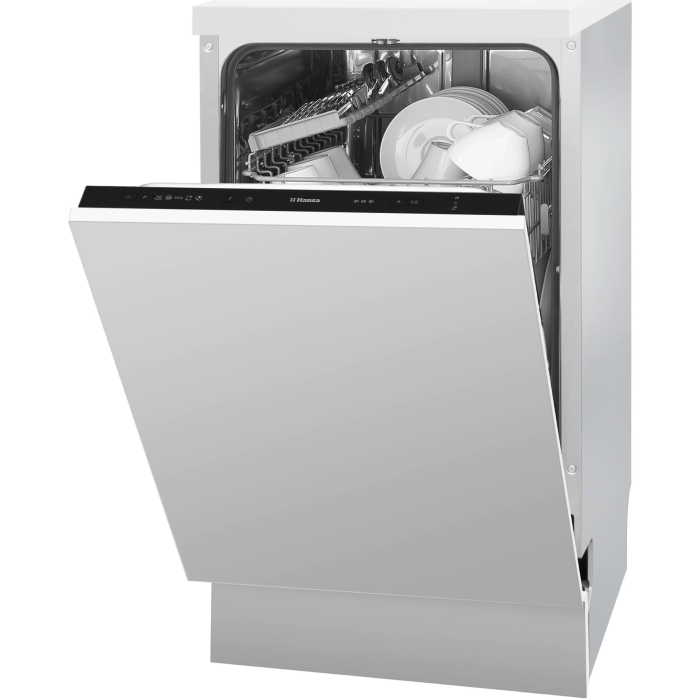 Masina de spalat vase incorporabila Hansa, 45 cm, 9 seturi, 4 programe, 2 sertare, Clasa A++. ECO, Dedurizare, HalfLoad [2]