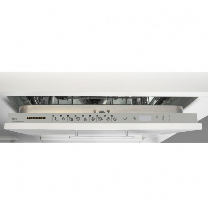 Masina de spalat vase incorporabila Heinner HDW-BI6093TE++, 15 Seturi, 9 programe, Control touch, Avertizare luminoasa, Buzzer final program, Aquastop, 60 cm [3]