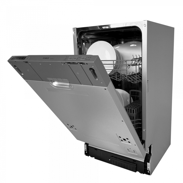 Masina de spalat vase incorporabila Samus SBDW46.5, 9 seturi, 5 programe, afisaj electronic LED, functie incarcare la jumatate, pornire intarziata [4]