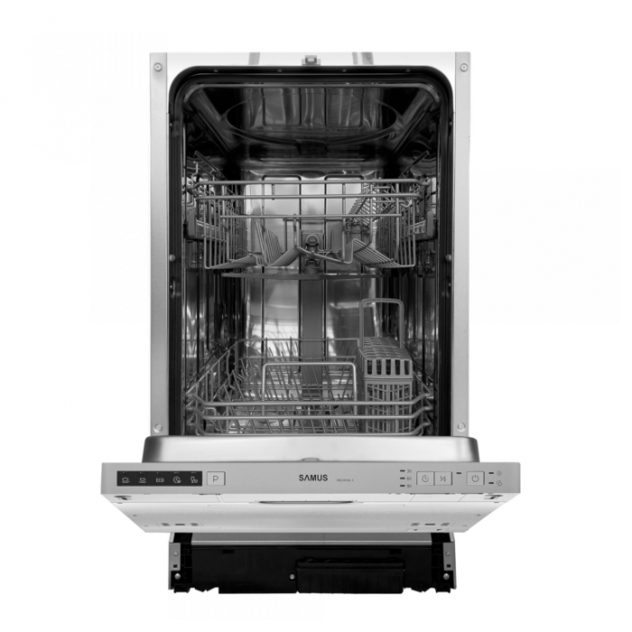Masina de spalat vase incorporabila Samus SBDW46.5, 9 seturi, 5 programe, afisaj electronic LED, functie incarcare la jumatate, pornire intarziata [6]