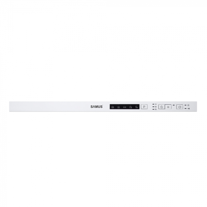 Masina de spalat vase incorporabila Samus SBDW61.5, 12 seturi, 5 programe, clasa E, control electronic cu LED-uri, pornire intarziata pana la 9 ore, functie de incarcare la jumatate [6]