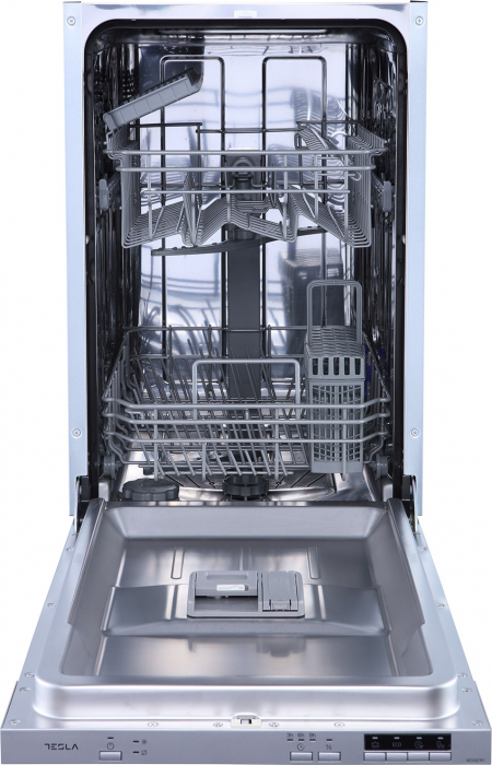 Masina de spalat vase incorporabila Tesla WDI461M, 9 seturi, 4 programe, clasa E, control electronic, 45 cm, Argintiu [2]