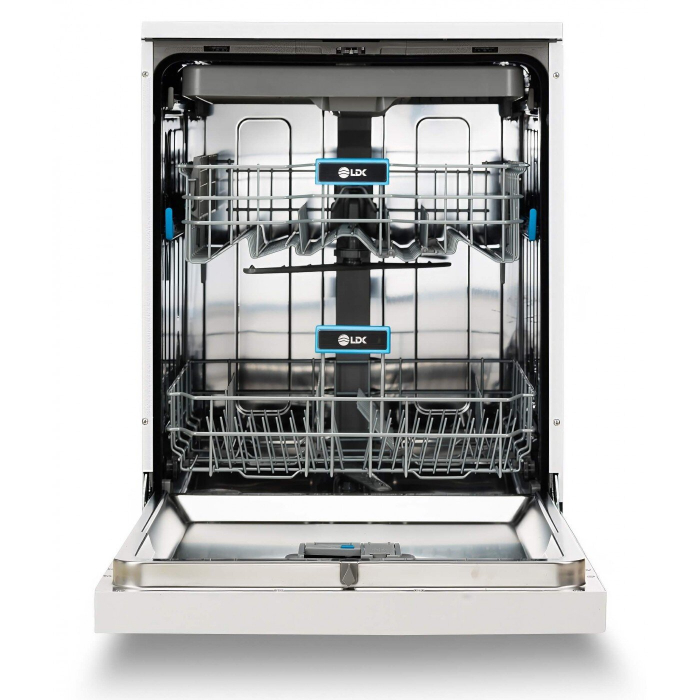 Masina de spalat vase LDK Queen D153LYW, Clasa D, Capacitate 15 seturi, 8 programe, Hygene, Super 29, Dual wash, Machine care, 60 cm, Alb [4]
