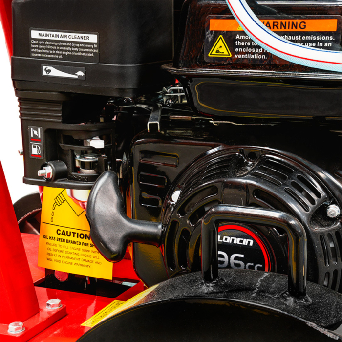 Mașină de tăiat beton/asfalt RDP RDP-FS01, Disc Ø350mm, Motor Loncin 6.5CP (4.1 kW), 196cc, Benzină, 3600 rpm [5]