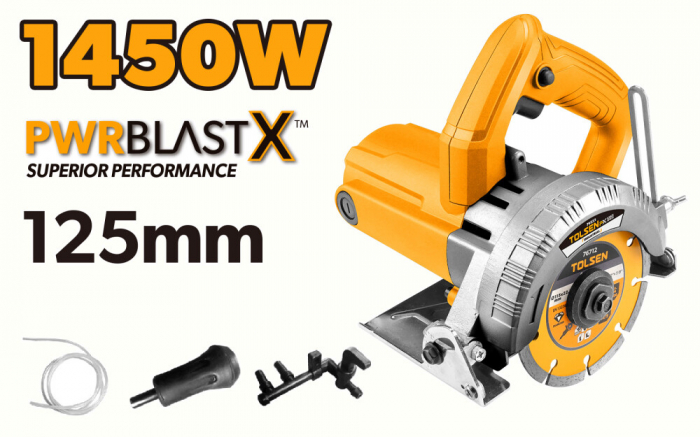 Masina de taiat marmura, putere 1450W , disc 125MM, viteza  1200 rpm [2]