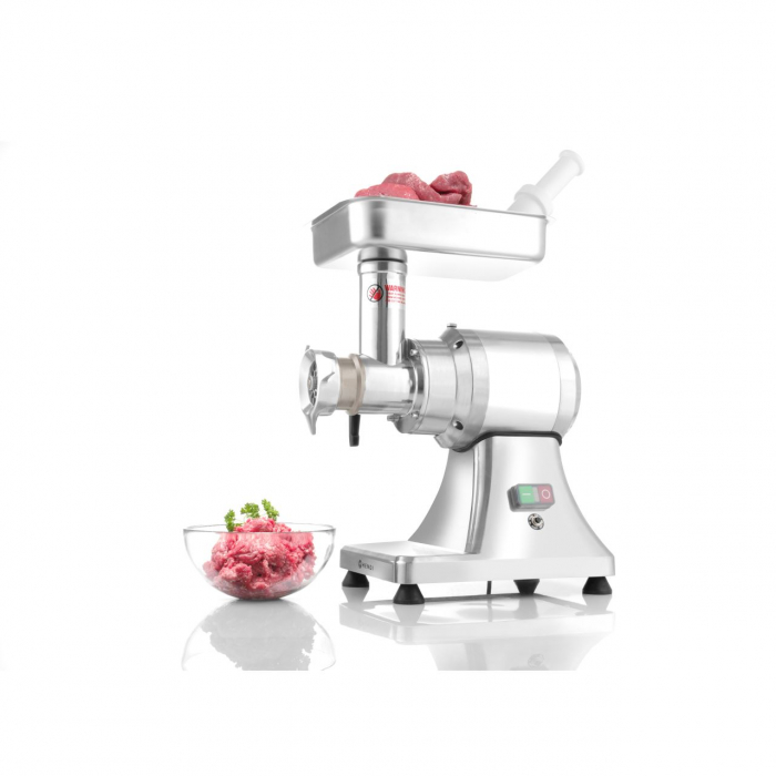 Mașină de tocat carne Hendi Kitchen Line 12, 550W, 100 kg/h, oțel inoxidabil, accesorii incluse [2]