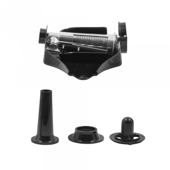 Masina de tocat carne Samus SMT-1210RED, functie Reverse, 1.5 kg/min,3 site metalice,  accesoriu suc rosii, Rosie [4]