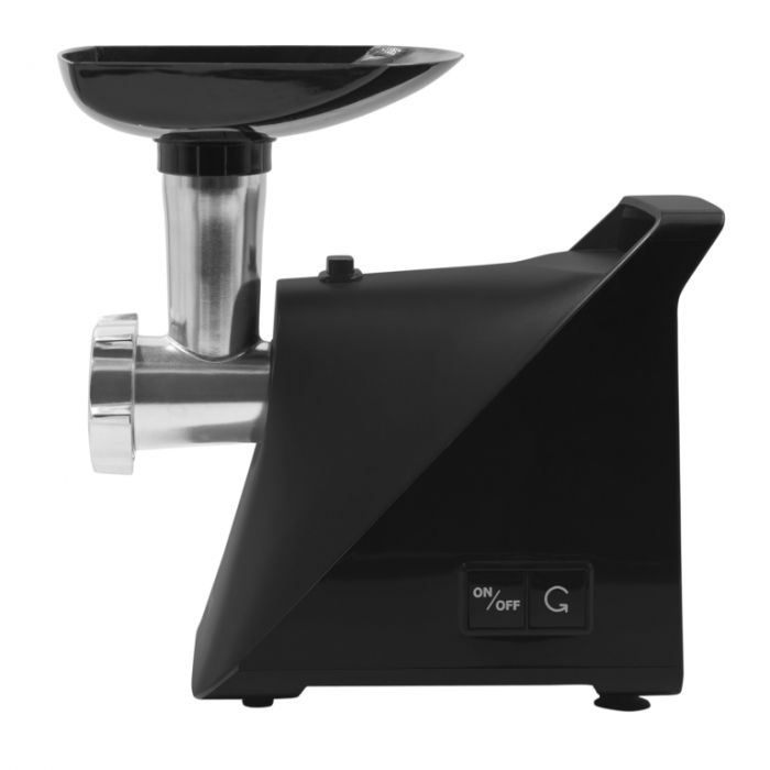Masina de tocat carne Samus SMT-1220BLACK, functie Reverse, 1.5 kg/min, 2 site metalice(5,7 mm.), accesoriu suc rosii, Neagra [5]