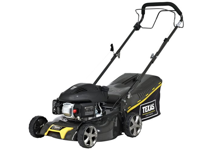 Masina de tuns gazon, 1.6CP, latime lucru 42cm, inaltime taiere 28-75mm, 45L, benzina, autopropulsata, reglaj central, la sfoara, Texas Razor 4210TR [1]