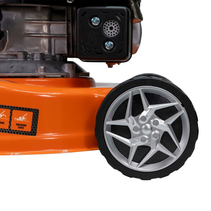 Mașină de tuns gazon DAC 100XLS, motor 3.3 CP, lățime tăiere 40 cm, reglaj înălțime 25-55 mm, sac colector 45L, benzină, carcasă metalică [9]